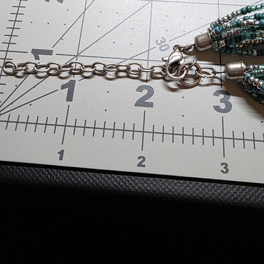 Multi-Strand Turquoise Bead Statement Necklace | … - image 6